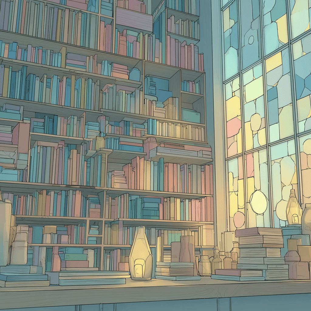 Bible chapter pages on pillars