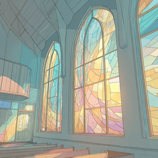 Stained glass light